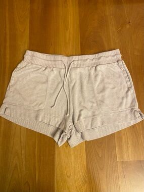 Stars Above Lavender & White Striped Lounge Shorts